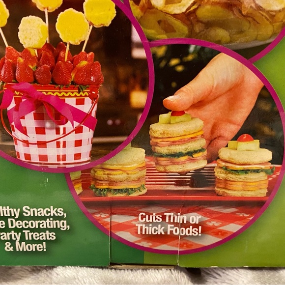 Pop Chef, shape fruit cutter as seen on tv. 10 piece kit. Never used. - Picture 6 of 14